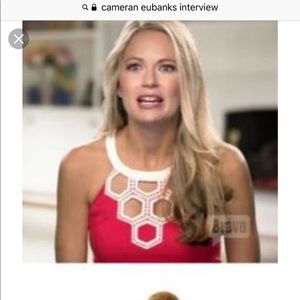 Pink Lilly top seen on Cameran from Southern Charm